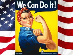 Rosie the Riveter Metric System poster