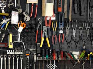 Wall Control metal pegboard